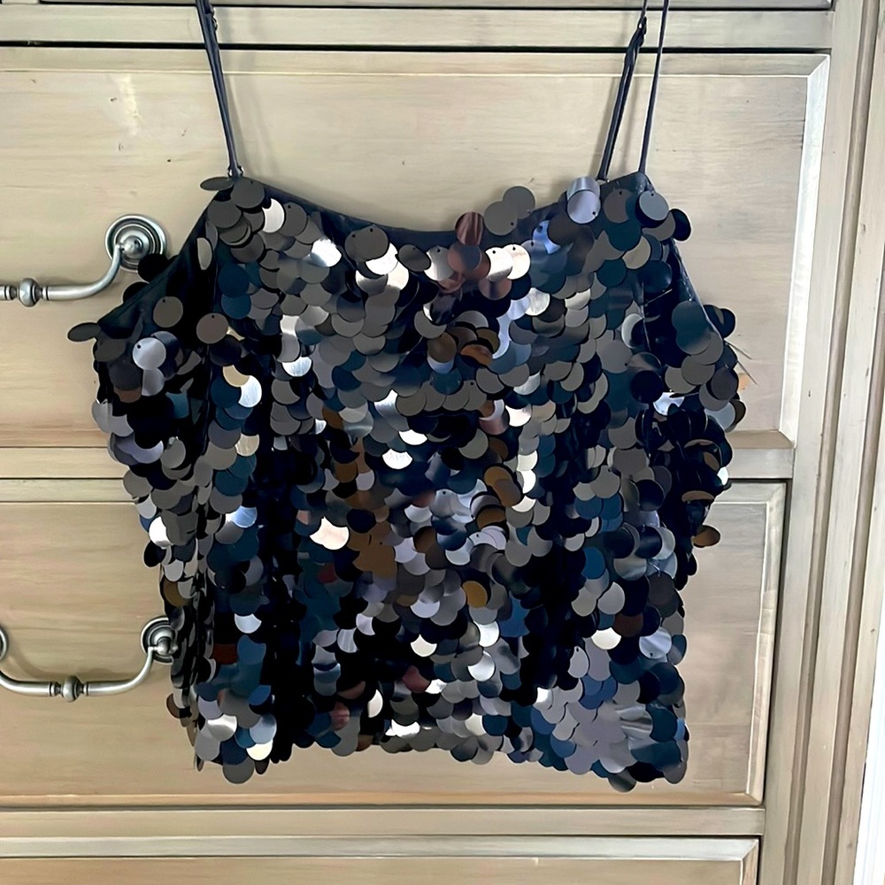 Sequined camisole tank from Banana Republic. Brand new, never worn.